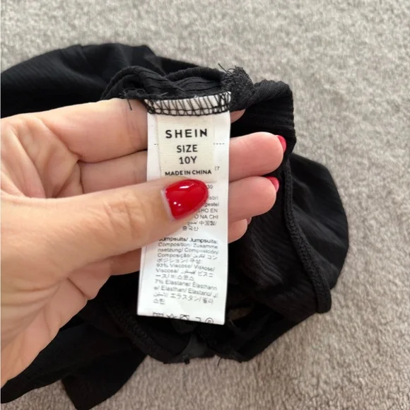 SHEIN Black Ribbed Garment - Picture 2 of 2